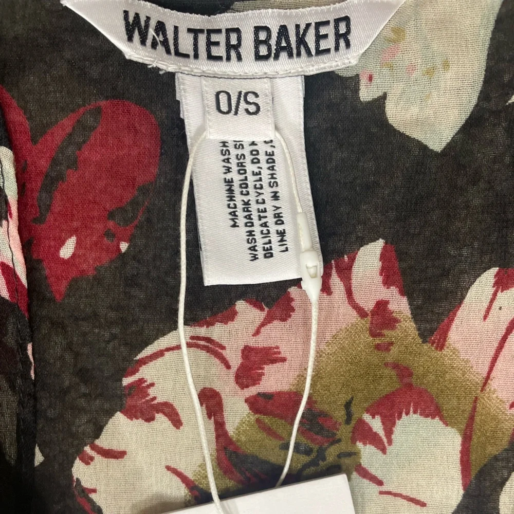 Walter Baker Tulum Caftan in Tropical Print NWT